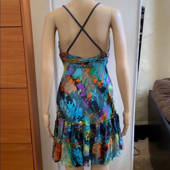NWOT Ginger&java print and jean dress - Picture 4 of 5